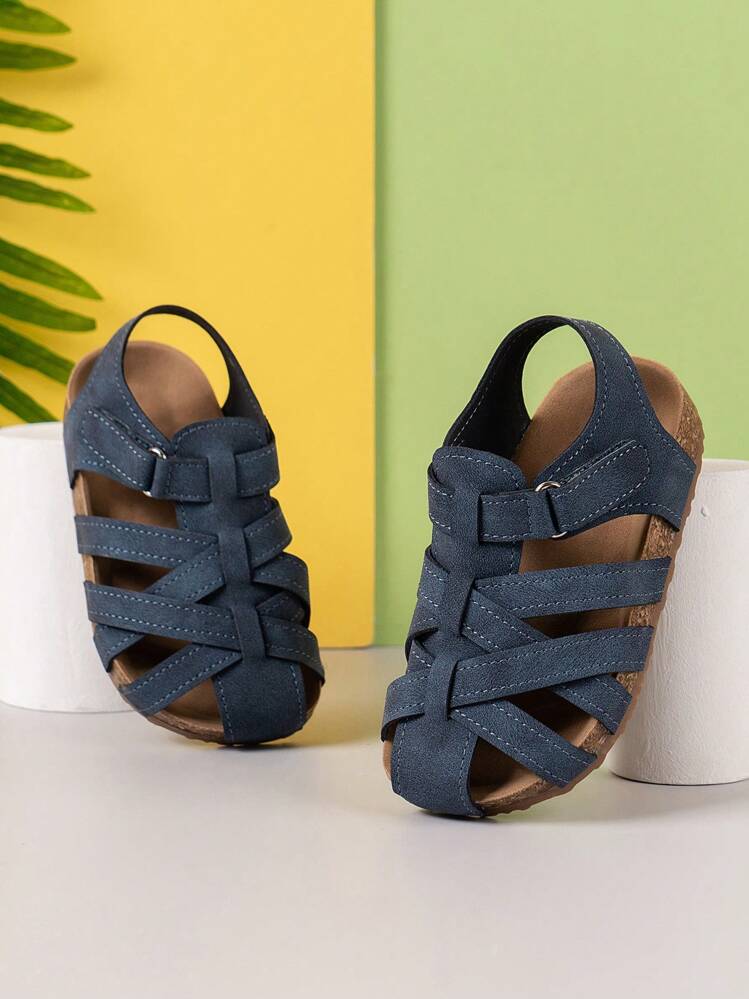 Ny stil för barn Fashionabla anti-halk- och slitstarka sandaler med mjuk botten - Blå - Visa 1