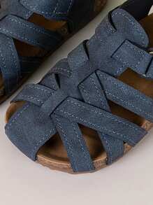 New Style Kids Fashionable Anti-Slip & Wear-Resistant Soft Bottom Sandals - Blue - View 6