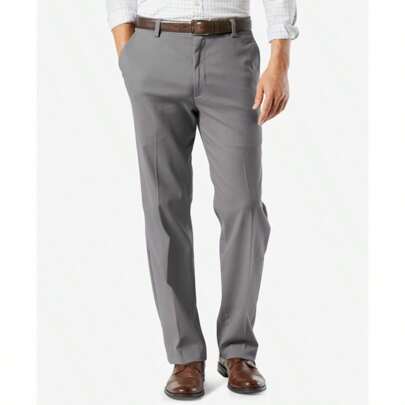 Dockers Mens Big Tall Easy Classic Fit Khaki Stretch Pants