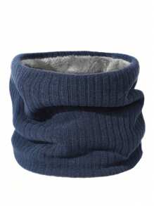 1 件羊毛冬季颈部保暖器，男女通用滑雪面罩，颈部围巾和腿部保暖器，厚实防风