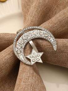 12 件/套、6 件/套、2 件/套 新月餐巾环 - 銀色 - 查看 12