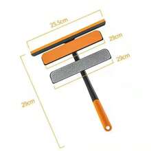 Shower Squeegee Glass Clean Scraper Washing Wiper Hanger Floor Window Cleaning Household Water Wall Hanging Mirror With Handle Back To School