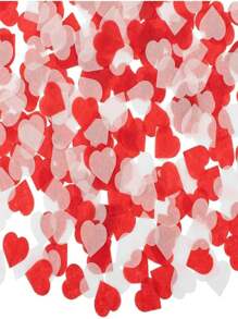15/30g Recortes de papel con forma de corazón para el Día de San Valentín, recortes de papel para decorar mesas de fiesta. Se utilizan para globos, bodas, festivales, cumpleaños - Multicolor - Ver 1