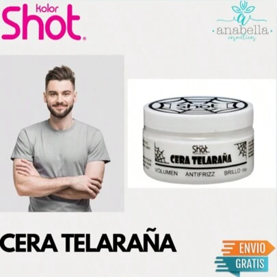 CERA TELARAÑA DA VOLUMEN ANTIFRIZZ Y BRILLO DE KOLOR SHOT 100GR