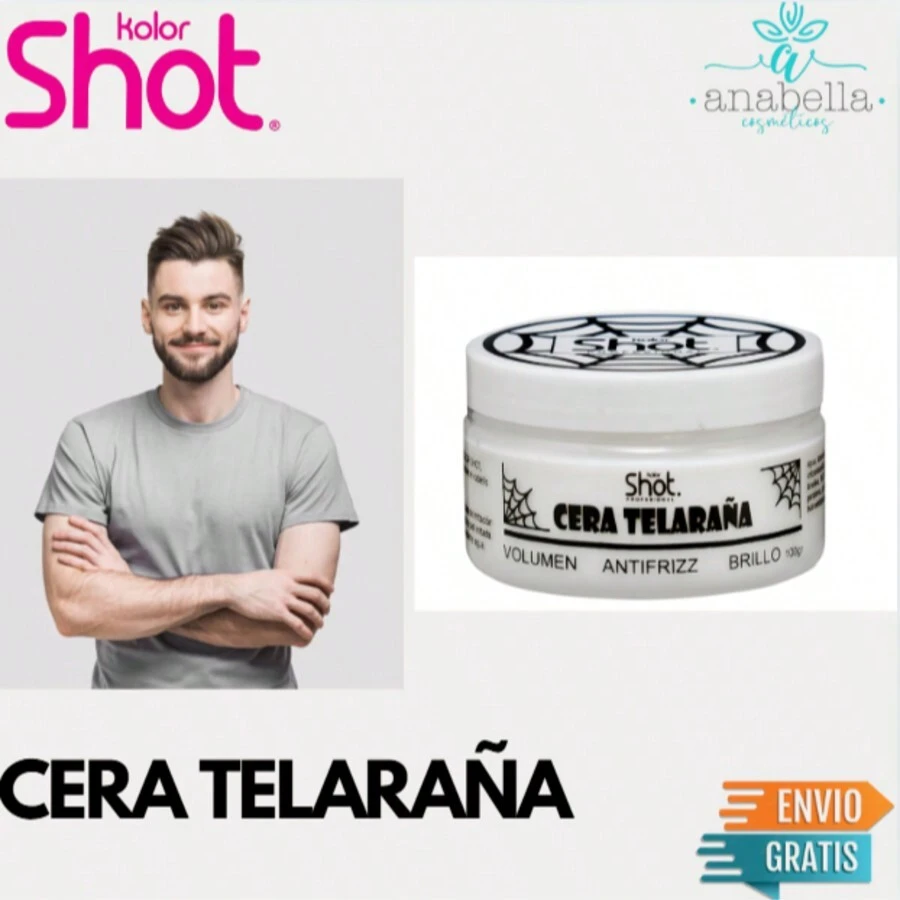 CERA TELARAÑA DA VOLUMEN ANTIFRIZZ Y BRILLO DE KOLOR SHOT 100GR - Blanco - Ver 1