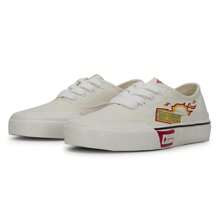 BOBBIE BURNS 男女通用运动鞋，时尚休闲轻便低帮帆布硫化鞋，型号：BBT222AB44 - 電子白 - 查看 2