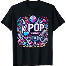 K-Pop Music Shirts For K-Pop Lovers | KPop T-Shirt - Black - View 1