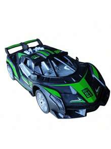 Convertible Control Car Turns On Headlights 7 Functions Green Red Blue Various Models - Future Black.GREEN - View 5