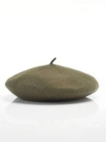 1 Berretto basco da donna minimalista nei colori caramella, berretto basco francese tinta unita carino, regalo di berretto in lana
