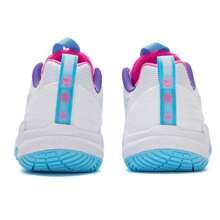 LI-NING Badminton Shoes 2.0 For Women , Shock-Absorbing Sports Shoes For Matches And Training - Standard White/Spray Blue - View 5