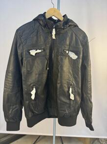 chaqueta de hombre - Negro - Ver 1