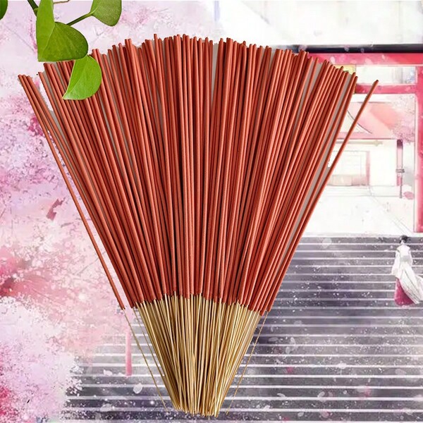 108 piezas de incienso de flor de cerezo rosa romántico japonés, utilizado para yoga y meditación para relajarse y aliviar el estrés, sala de té familiar, hotel, aromaterapia, SPA y otros purificadores de aire de clubes, adecuado para regalos festivos