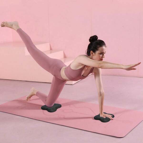 Set de 1 almohadilla para las rodillas para yoga, cojín grueso de espuma para las rodillas, codos, muñecas, manos y cabeza para ejercicios de yoga, pilates y arrodillarse