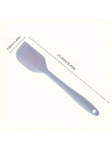 1pc Silicone Spatula, Reusable & Heat Resistant For Jam Spreading, Cake Baking, Kitchen, Restaurant - Multicolor - View 6