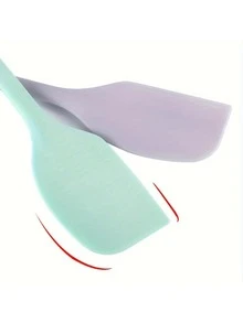 1pc Silicone Spatula, Reusable & Heat Resistant For Jam Spreading, Cake Baking, Kitchen, Restaurant - Multicolor - View 3