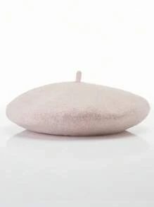 1 Berretto basco da donna minimalista nei colori caramella, berretto basco francese tinta unita carino, regalo di berretto in lana