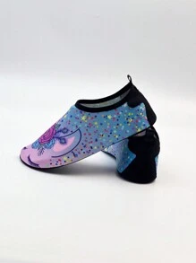 Zapatos de yoga de suela blanda y silenciosos antideslizantes, adecuados para entrenamiento, natación, playa, para hombres y mujeres - Lila Púrpura - Ver 4