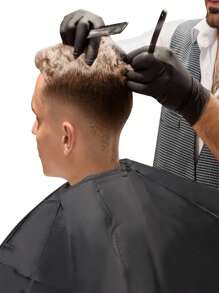 Professional Salon-Quality Haircut Cape - Non-Stick, Waterproof & Adjustable Neck Duster For Stylists And Barbers - Multicolor - View 4