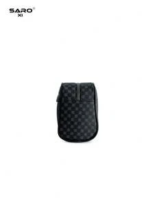 saroxi Men's Clutch Bag Casual Outdoor Travel Wrist Pouch Small Bag, Portable & High-End, Suitable For Office, Simple & Fashionable Gift Recommendation Men Bag Gifts For Men Christmas Vacation Winter Christmas Gifts Travel Essentials Dad Gifts Boyfriend Gifts Valentine's Day Wallet Purses Black Bag Holiday Essentials Bag For Men Stickers Bags Summer Back To School Valentines Gifts Valentine Gifts For Men The Sporty Life Men Wallet Bag Pack Handbags - Black - View 5