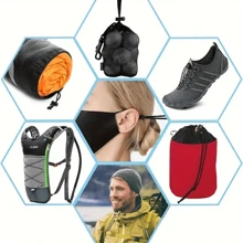 10pcs/20pcs/50pcs Single Hole Plastic Cord Locks For Umbrella Ropes, Elastic Shoelace Locks, Pull Cord Fasteners For Drawstring, Spring Gloves And Hoodies - Black - View 5