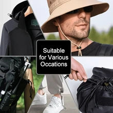 10pcs/20pcs/50pcs Single Hole Plastic Cord Locks For Umbrella Ropes, Elastic Shoelace Locks, Pull Cord Fasteners For Drawstring, Spring Gloves And Hoodies - Black - View 4