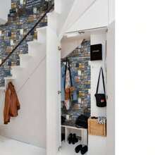 1 Roll Stone Brick Peel And Stick Wallpaper: Waterproof Textured Brick Wallpaper For Accent Walls And Cabinets Self-Adhesive, Removable, Modern Wallpaper For Home Decoration Room Decor Wall Decor Bathroom Decor Bedroom Decor Room Decoration Stuff Living Room Decor House Decor Home Decor Living Room Wall Paper Stickers Wall Stickers Wall Sticker