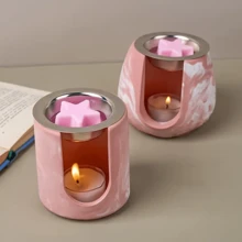 高品质多功能硅胶树脂铸造模具：非常适合制作水培花瓶、蜡烛香薰扩散器、圆柱环氧艺术品、DIY 家居装饰品、精油炉、香薰蜡熔体，以及作为手动活动教学辅助工具。 - 彩色 - 查看 7