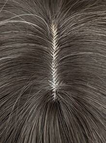 28-Inch Long Curly Wig With Bangs Ombre Golden-Brown Wigs For Women Synthetic Wigs For Daily And Party Use.