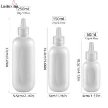 LUSLUKING 1/3 件塑料挤压瓶套装 - 半透明精密尖头涂抹瓶 - 防漏、可再填充，适用于实验室、厨房、艺术 - 胶水、墨水、油漆分配瓶 - 圆形、无味、建议清洗 - 彩色 - 查看 18