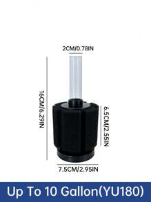 1 Peça Filtro de Esponja Bio para Aquário, Criação de Alevinos Betta, Camarão, Nano Peixes, 4 Tamanhos Diferentes de Filtros Proporcionam Filtragem Mecânica e Biológica, Super Filtro de Esponja Bioquímico para Aquários de 3 a 60 Galões