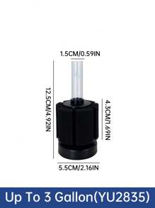 1 Peça Filtro de Esponja Bio para Aquário, Criação de Alevinos Betta, Camarão, Nano Peixes, 4 Tamanhos Diferentes de Filtros Proporcionam Filtragem Mecânica e Biológica, Super Filtro de Esponja Bioquímico para Aquários de 3 a 60 Galões