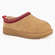 EVELLYHOOTD Braided Leather Outdoor Slippers Women's Mini Platform Boots With Fluffy Fur Lining Short Ankle Boots For Autumn Winter Warm Walking Shoes - màu đen - Xem 5