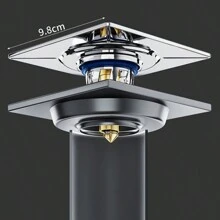 Bathroom Floor Drain Upgrade, Universal Anti-Odor Insect Proof Closed Cap, Toilet Anti-Backflow Drain Cover, Drain Plop Core - View 9