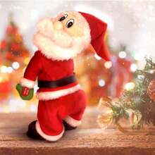 Santa Claus 32cm Musical Dancer Shakes His Butt - 紅色 - 查看 8