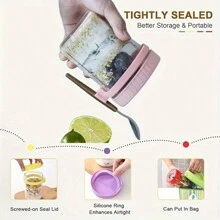 4 paquets de bocaux en verre pour avoine overnight de 12 oz avec couvercles et cuillères, grande capacité et hermétiques pour le lait, les céréales et les fruits