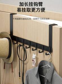 Door Hanging Storage - 黑色長6鉤 - 查看 6