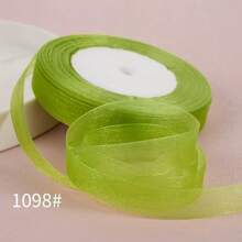 50 码雪花纱丝带 1.5 厘米宽，花束绑带，烘焙蛋糕礼品包装丝带，手工 DIY 蝴蝶结编织带