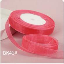 50 码雪花纱丝带 1.5 厘米宽，花束绑带，烘焙蛋糕礼品包装丝带，手工 DIY 蝴蝶结编织带