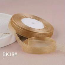 50 码雪花纱丝带 1.5 厘米宽，花束绑带，烘焙蛋糕礼品包装丝带，手工 DIY 蝴蝶结编织带