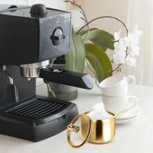 1pc, 250ml Stainless Steel Sugar Bowl With Glass Lid And Spoon - Rust Resistant Jar For Coffee Bar Storage, Kitchen Organizer For Salt, Candy, Coffee Beans 3-Slot 4-Slot With Stand Turntable