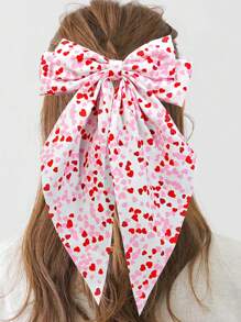 1/6 Pezzi Fermagli per capelli con fiocchi, motivo 'amore e bacio' per donne, accessori per capelli adatti a varie occasioni, feste di matrimonio, proposte di matrimonio, appuntamenti, uso quotidiano - Multicolore - Visualizzare 5