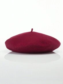 1 Berretto basco da donna minimalista nei colori caramella, berretto basco francese tinta unita carino, regalo di berretto in lana