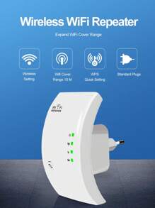 1 300Mbps 远程 WiFi 信号增强器中继器 - 扩展 WiFi 覆盖范围、可靠连接、 - 查看 11