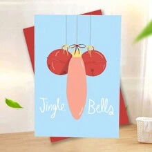 1 张，有趣的生日快乐贺卡，带信封，高品质印刷，6.29 英寸 X 4.33 英寸，有趣的气球和两个铃铛卡片，幽默而异想天开的设计 - 非常适合他或她，独特的生日快乐贺卡，带有可爱的短语 - 多色 - 查看 10