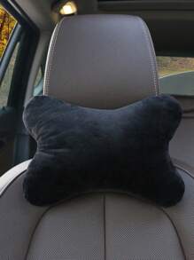 1pc/2pcs Car Headrest Neck Pillow, Car Seat Cervical Pillow, Pair Of Car Interior Pillows, All-Season Plush Throw Pillow, Car Interior Accessories - Multicolor - View 2