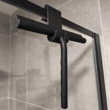 Shower Squeegee Glass Clean Scraper Washing Wiper Hanger Floor Window Cleaning Household Water Wall Hanging Mirror With Handle Back To School