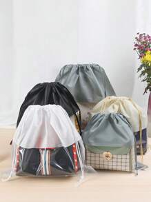 2 szt. Premium Pokrowce Na Torebki - Torby z włókniny z zamknięciem na sznurek, widocznym okienkiem, Przenośne Przechowywanie Torebek, Ochronny Woreczek i Konstrukcja Oszczędzająca Miejsce Dla Łatwej Organizacji, Boho Vibes - stylA - Zobacz 1