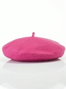 1 Berretto basco da donna minimalista nei colori caramella, berretto basco francese tinta unita carino, regalo di berretto in lana