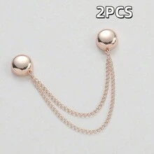 1 pieza/2 piezas/4 piezas Clips magnéticos para dobladillo, para piernas de pantalones y mangas, removibles, sin clavos ni costura requerida, clips de metal para acortar y ajustar