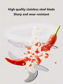 Garlic Press Mincer Chopper, Manual Handheld Garlic Masher Tool